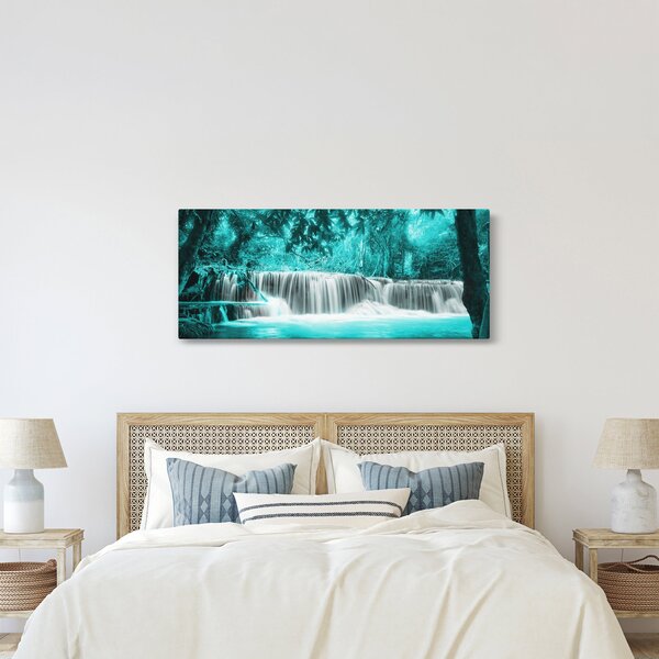 Tablou - Cascada albastră (120x50 cm)