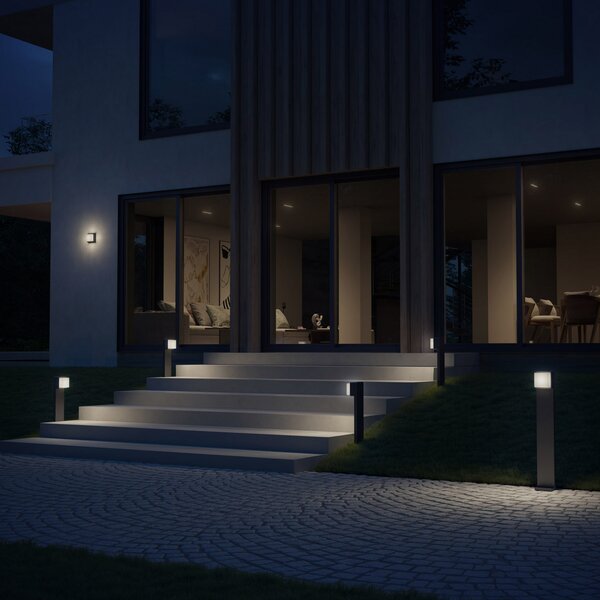 STEINEL L 845 C aplică LED exterior, cu aplicație, reglabil, Negru, Metal, Modern