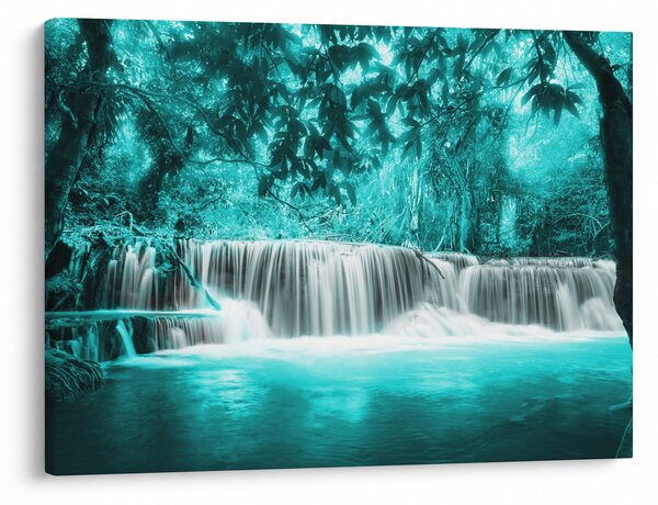 Tablou - Cascada albastră (70x50 cm)