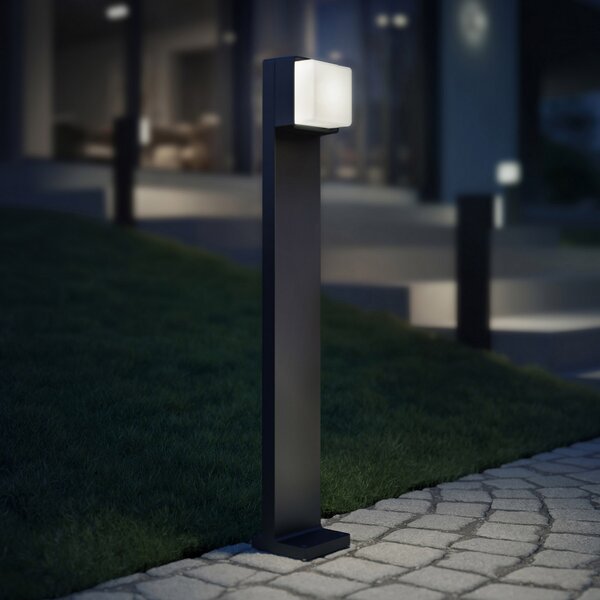 STEINEL GL 85 C 900 lampă de trotuar, antracit, reglabil, Negru, Metal, Modern