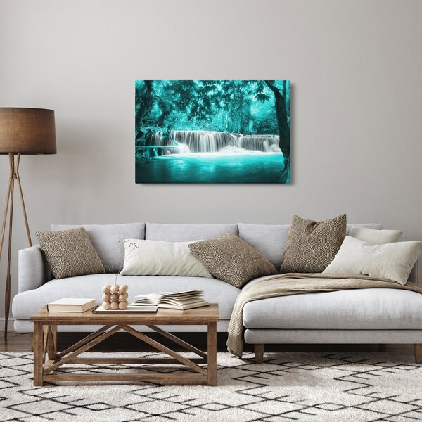 Tablou - Cascada albastră (90x60 cm)