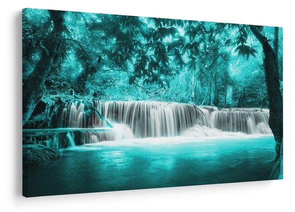 Tablou - Cascada albastră (90x60 cm)