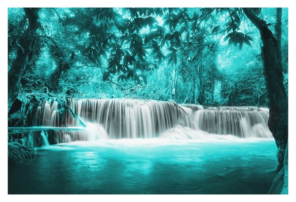 Tablou - Cascada albastră (90x60 cm)