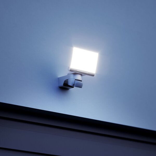 STEINEL Proiector exterior cu senzor XLED Home 2 S, alb, IP44, Alb, Plastic, Modern
