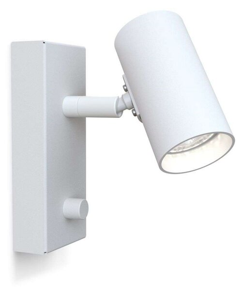 Lampă de perete Belid, reglabil, Alb, Camera de zi, Metal