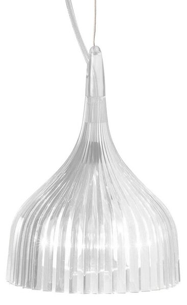 Lustră Pendul Kartell, É, Transparent, Camera de zi, Plastic, Design