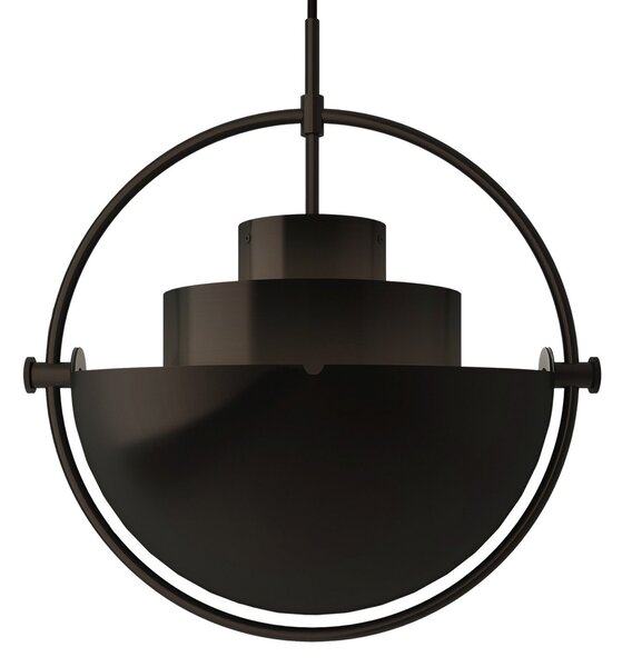 Lustră Pendul GUBI, Multi-Lite, reglabil, Negru, Camera de zi, Metal, Design