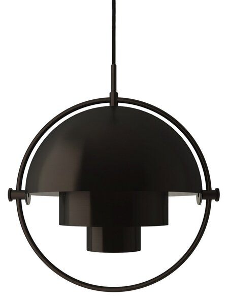 Lustră Pendul GUBI, Multi-Lite, reglabil, Negru, Camera de zi, Metal, Design