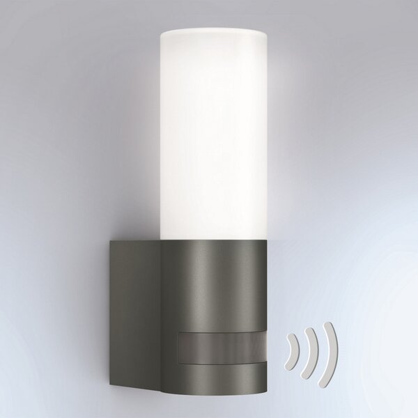 STEINEL L 605 S aplică LED de exterior senzor IP44, Negru, Metal, Modern