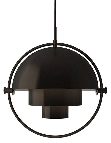 Lustră Pendul GUBI, Multi-Lite, reglabil, Negru, Camera de zi, Metal, Design