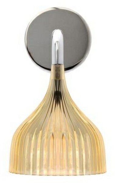 Lampă de perete Kartell, Galben, Camera de zi, Metal
