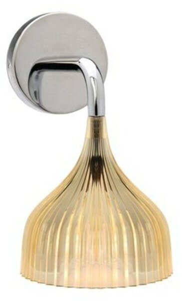 Lampă de perete Kartell, Galben, Camera de zi, Metal