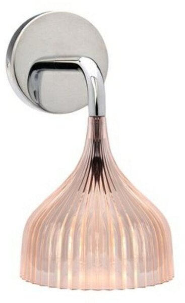 Lampă de perete Kartell, Roz / Rosé, Camera de zi, Metal