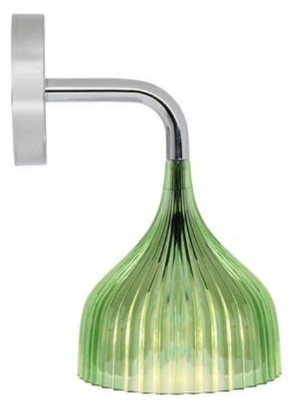 Lampă de perete Kartell, Verde, Camera de zi, Metal