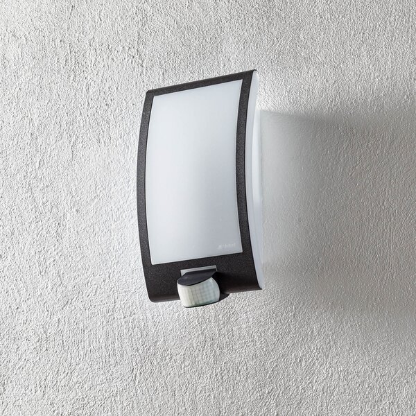 STEINEL L 22 S aplică de exterior, senzor antracit, Negru, Metal, Modern