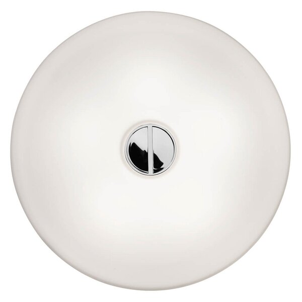 Plafoniere FLOS, BUTTON, reglabil, Alb, Camera de zi, Sticlă, Design