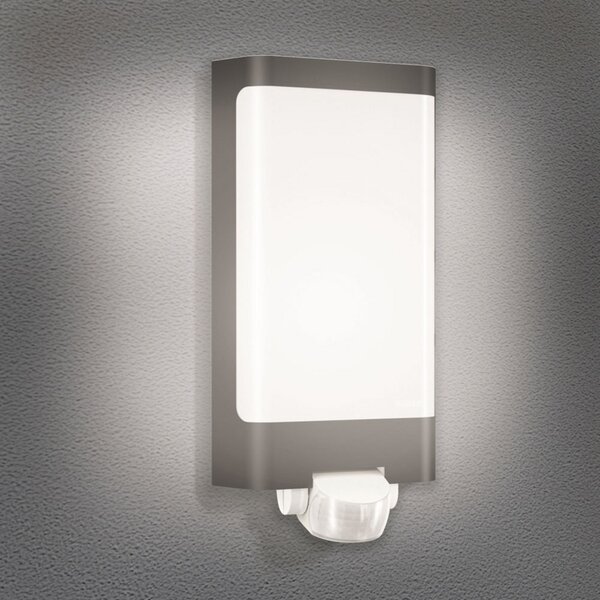 STEINEL L 240 S aplică LED senzor, antracit, Negru, Metal, Modern