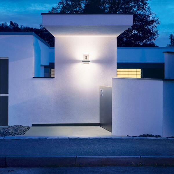 Lămpi de exterior STEINEL, L 820 SC, Negru, Metal