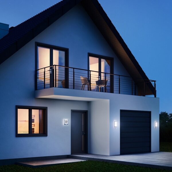 STEINEL L 240 S aplică LED senzor, antracit, Negru, Metal, Modern