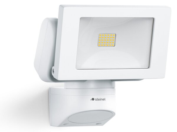 STEINEL LS 150 proiector LED de exterior, alb, Alb, Metal, Modern, Spot de perete