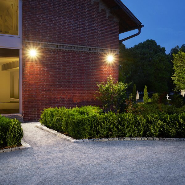 STEINEL LS 150 proiector LED de exterior, negru, Negru, Metal, Spot de perete