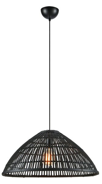 Lustră Pendul Markslöjd, Capello, reglabil, Negru, Camera de zi, Bamboo, Scandinavă