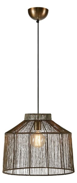Lustră Pendul Markslöjd, Capanna, reglabil, Bronz / Alamă Veche, Camera de zi, Metal