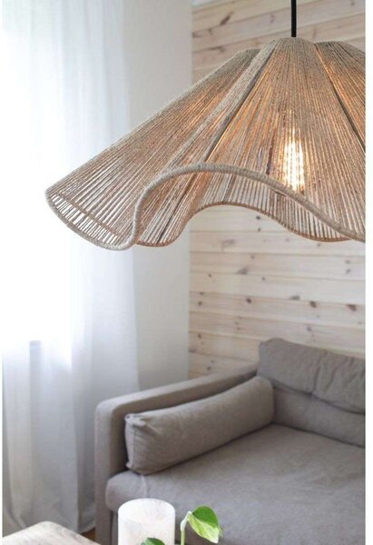 Lustră Pendul Markslöjd, Bej, Camera de zi, Țesătură / Textil