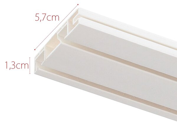 Duo Curtain Track 210 cm/82.5 inches