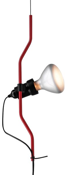 Lustră Pendul FLOS, reglabil, Roșu, Metal