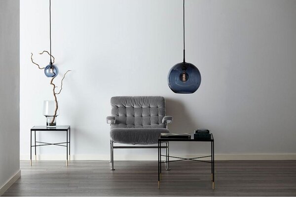Gloria Lustră Pendul Ø320 Black/Clear Glass - Belid