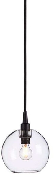 Gloria Lustră Pendul Ø160 Black/Clear Glass - Belid