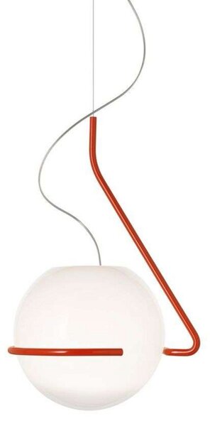 Lustră Pendul Foscarini, Portocaliu, Sala de mese, Metal