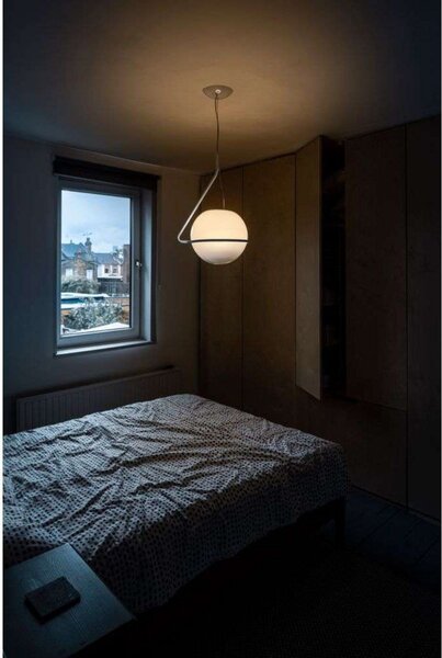 Lustră Pendul Foscarini, Alb, Sala de mese, Metal