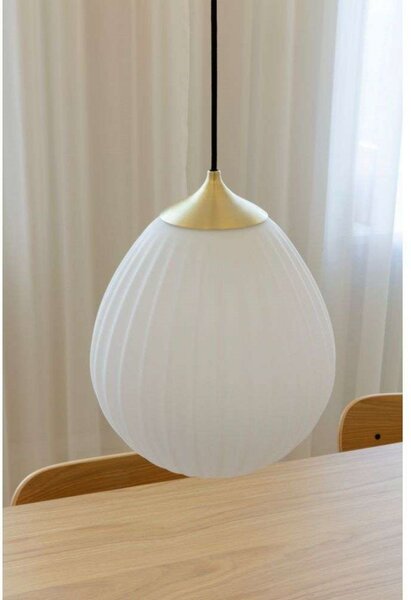 Lampa suspendată Around the World Medium, alb/negru - UMAGE