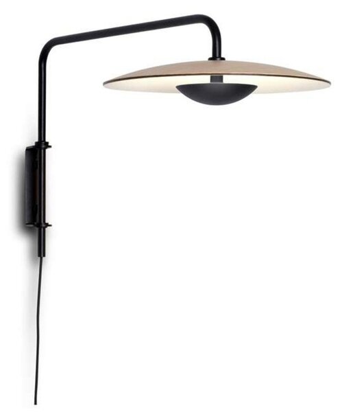 Ginger A Aplică de Perete Dimmable Plug-in Oak - Marset