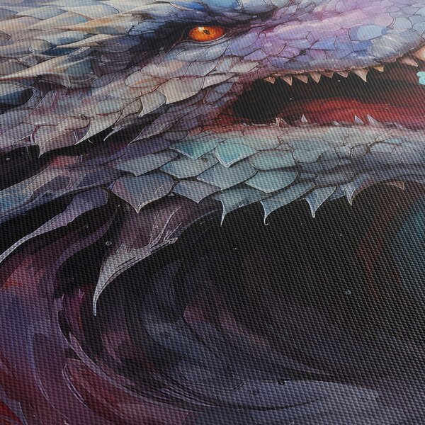 Tablou - Ilustrație a unui dragon (70x50 cm)