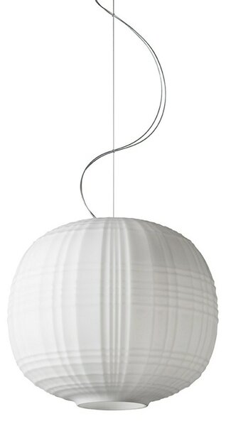 Lustră Pendul Foscarini, Alb, Camera de zi, Sticlă