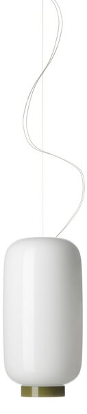 Lustră Pendul Foscarini, reglabil, Alb, Camera de zi, Sticlă