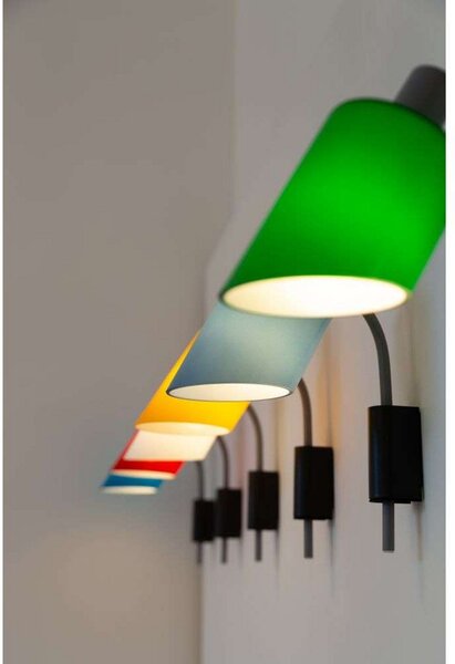 Lampă de perete Nemo Lighting, Albastru, Camera de zi, Metal