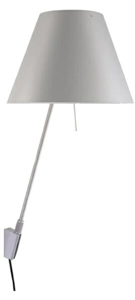 Lampă de perete Luceplan, Alb, Camera de zi, Aluminiu