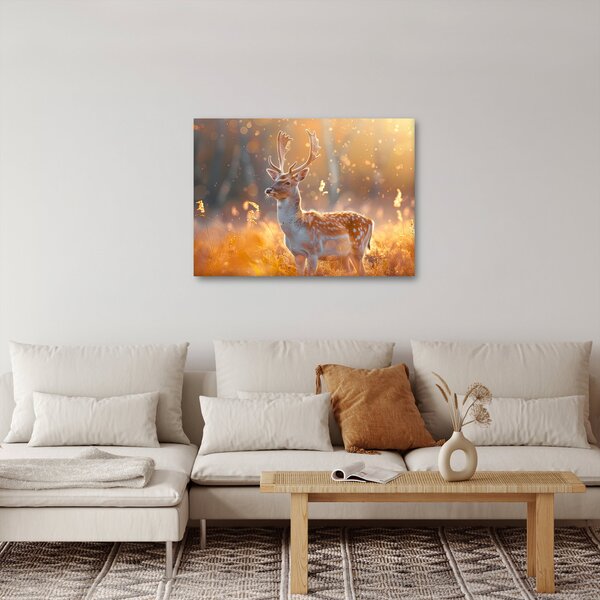 Tablou - Cerb în câmp (70x50 cm)