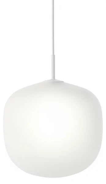 Lustră Pendul Muuto, Alb, Sala de mese, Sticlă