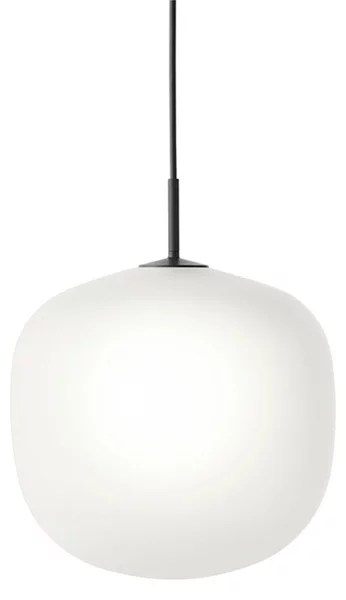 Lustră Pendul Muuto, Alb, Sala de mese, Sticlă