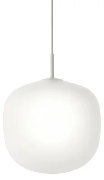 Lustră Pendul Muuto, Alb, Sala de mese, Sticlă