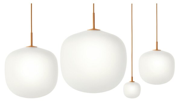 Lustră Pendul Muuto, Alb, Sala de mese, Sticlă