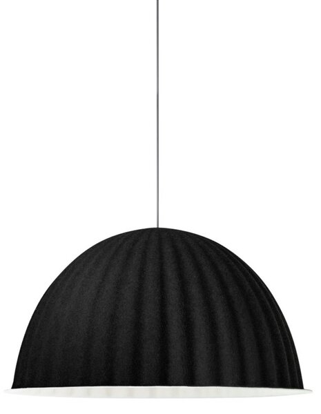 Lustră Pendul Muuto, reglabil, Negru, Sala de mese, Țesătură / Textil