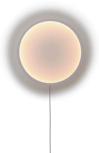 Lampă de perete Muuto, reglabil, Alb, Camera de zi, Aluminiu