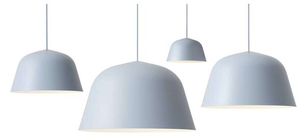 Lustră Pendul Muuto, Alb, Camera de zi, Aluminiu