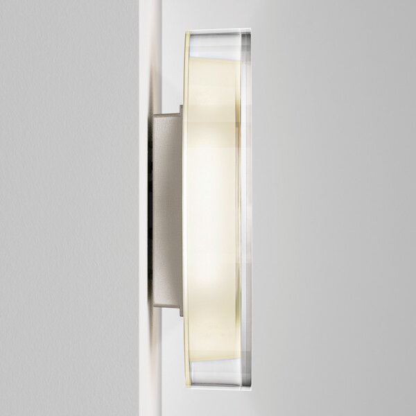 Serien Lighting serien.lighting LYD - aplică de perete LED cu oglindă, reglabil, Metalic, Camera de zi / sufragerie, Metal, Design